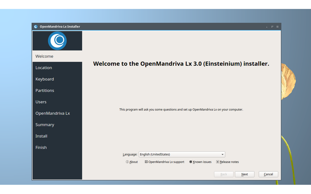 OpenMandriva Lx 3.0-in001