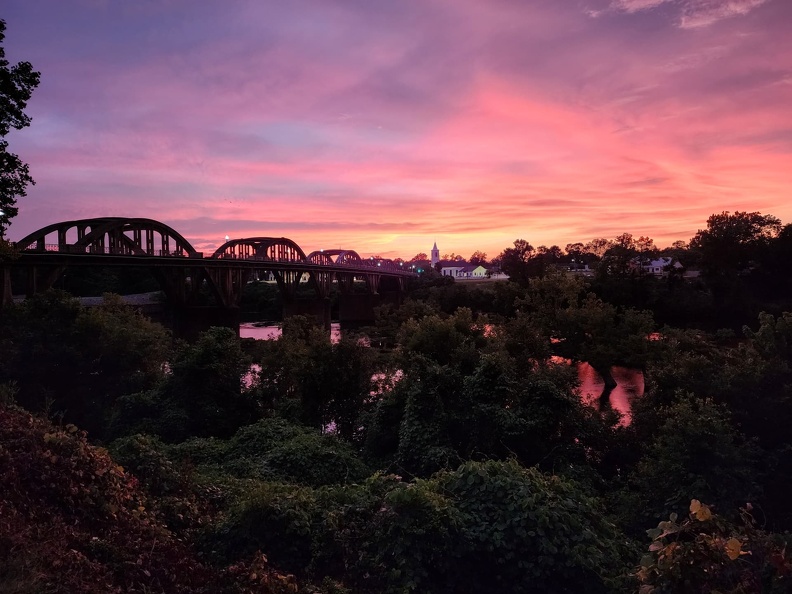 Sunset in Wetumpka Alabama